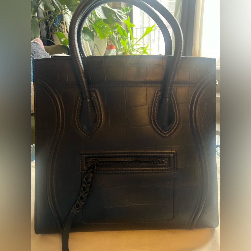 Ceiling Black Croc bag - Picture 5 of 13